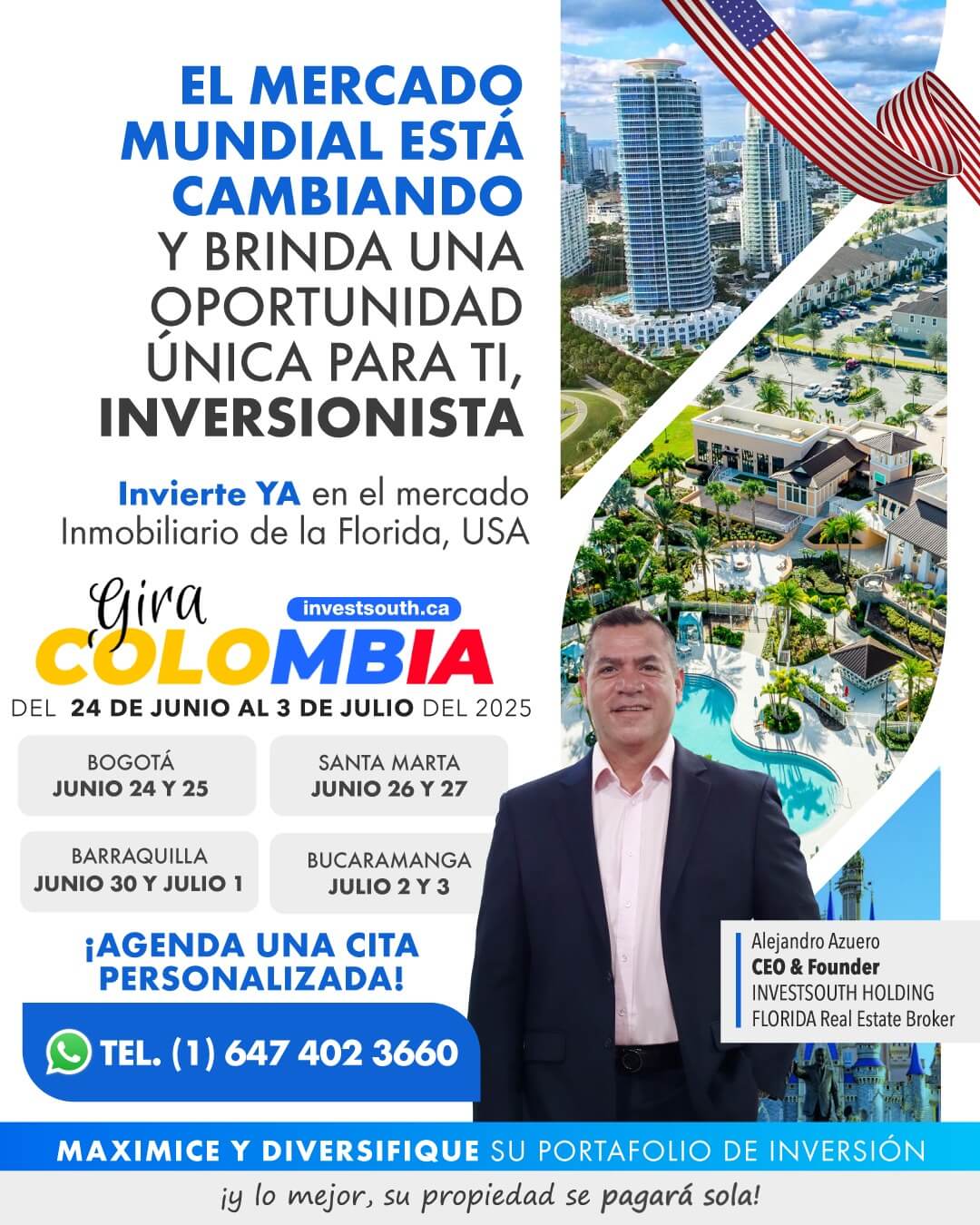 gira colombia 2025 junio Tour Colombia