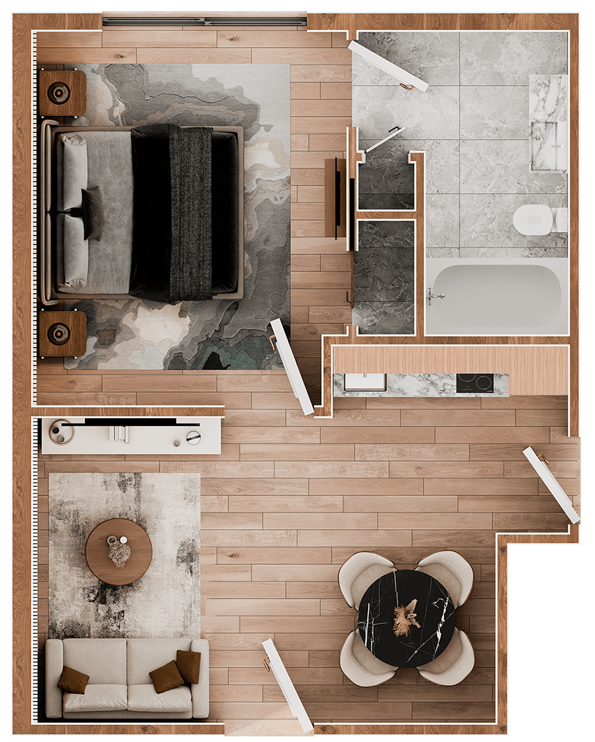 Plano 1 HABITACIÓN B