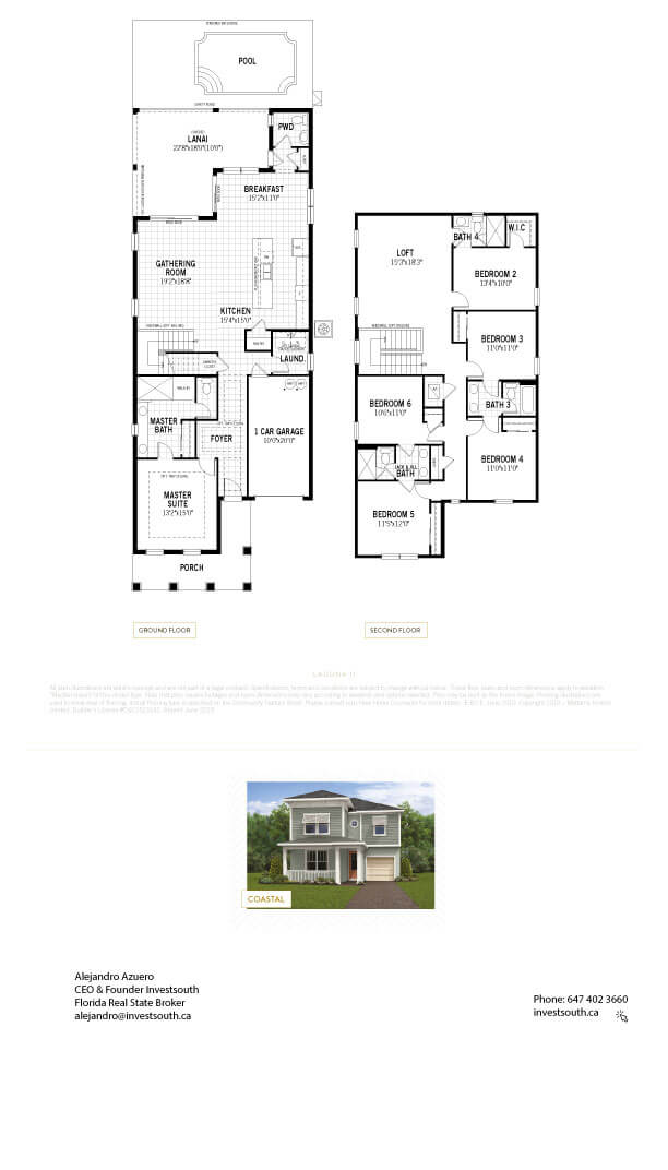 Floorplan 8917 Coconut Breeze Dr